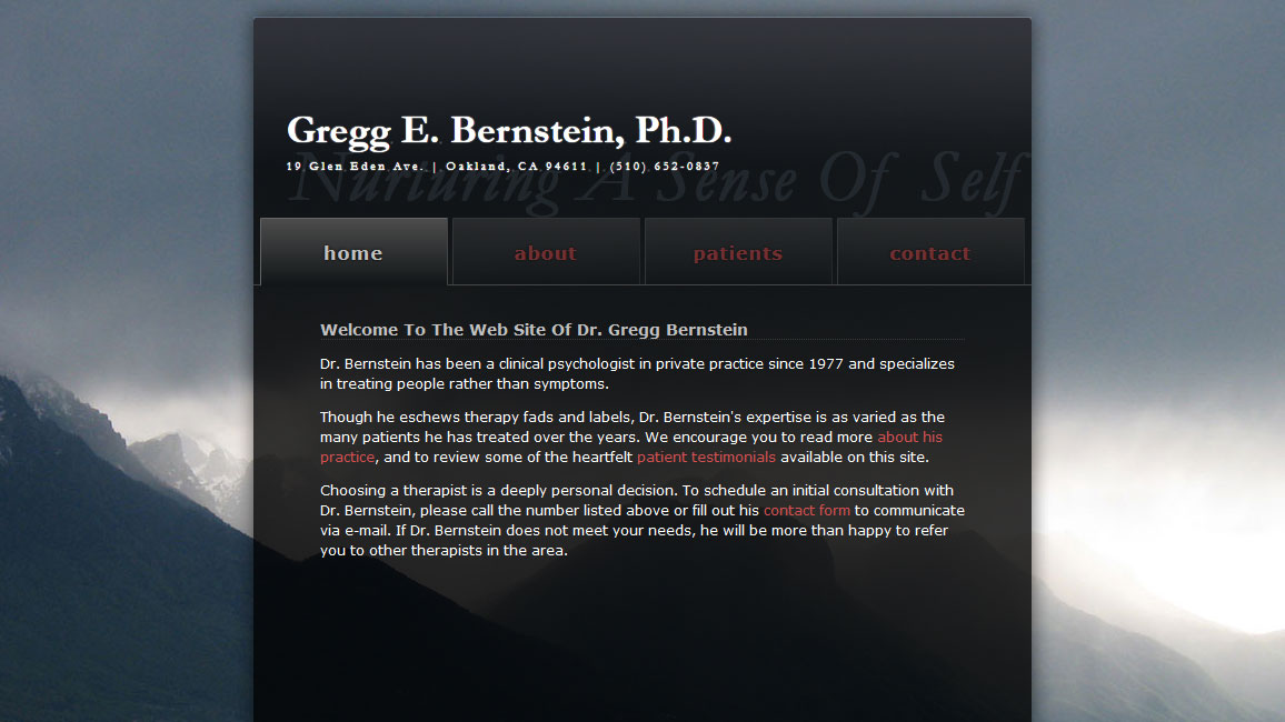 Gregg Bernstein, Ph.D.