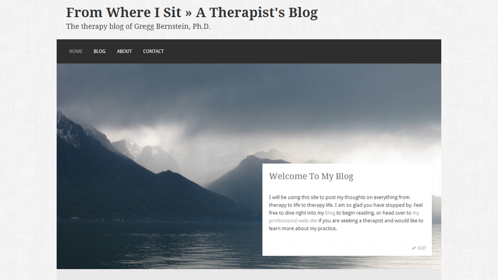 A Therapist's Blog